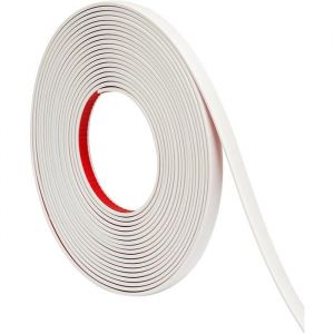 Moulure Adh&eacute;sive Flexible 8M Bande D&eacute;corative &Eacute;tanche en PVC pour Mur Carrelage Plinthe Fen&ecirc;tre Meuble Blanc8M 8M PLINTHE PVC