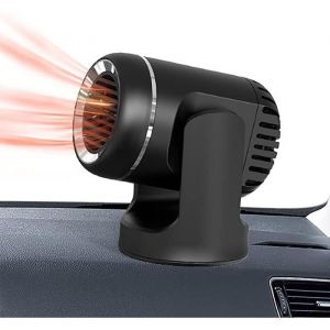 Dégivreur de Chauffage de VoitureChauffage électrique 12 Volts pour Voiture - Ventilateur de Chauffage électrique 2 en 1 avec [138]