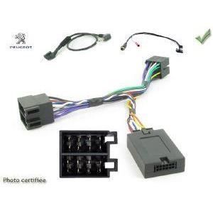Interface commande au volant pour Peugeot 206+ - JVC - Noir - Voiture