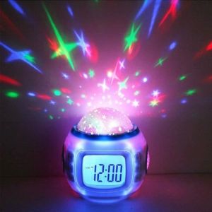 R&eacute;veil - PIMPIMSKY - A6 - Lampe R&eacute;veil Num&eacute;rique - Projecteur Ciel &Eacute;toil&eacute; - R&eacute;tro&eacute;clairage Musique