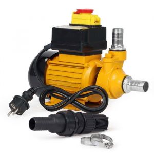 Wiltec Pompe &agrave; Fuel Gasoil bio Autoaspirante &ndash; 230 V / 550 W / 40 l/min &ndash; Hauteur daspiration max. 36 m &ndash; avec Soupape by-pass et A