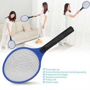 ZJCHAO Tapette &agrave; moustiques &eacute;lectrique Raquette &agrave; moustiques anti-mouches &eacute;lectrique rechargeable sans fil Bug Zapper