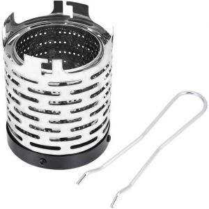 R&eacute;chaud de chauffage de camping - chauffage gaz portable Mini r&eacute;chaud &agrave; gaz de chauffage en m&eacute;tal pliable
