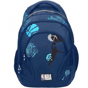 Sac à dos NBA Bleu Basketball 45 CM - 2 Cpt