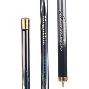 Canne à pêche 63 m 7 sections ultra légère canne à pêche télescopique avec un paquet cadeau télescopique canne à pêche de carbone
