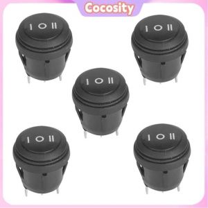 Interrupteur &agrave; Bascule Rond 10A/125V 6A/250V ON OFF ON Interrupteur &agrave; Bascule Interrupteur &agrave; Bascule 3 Positions