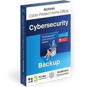 Logiciel de s&eacute;curit&eacute; - ACRONIS - CYBER PROTECT HOME OFFICE 2023 - 3 PC-MAC - 1 an - Activation par code