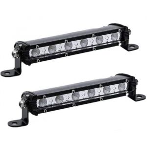 18cm 18W Feux de recul led fin 12V phare de travail led 12v longue portee led projecteur led pour remorque voiture moto 4x4 ac