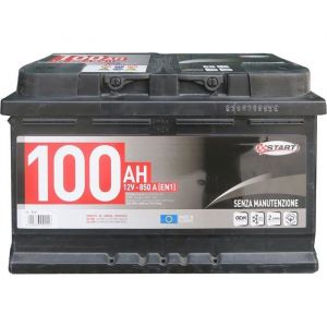 Batterie Vehicule Start Batterie de Camion 100ah Pôle Positif : Boîtier L4b Gauche