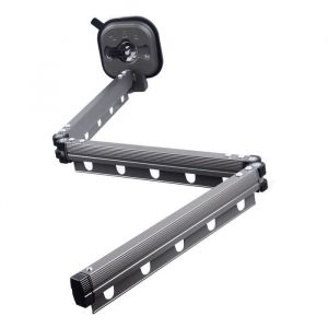 SURENHAP &eacute;tendoir &agrave; linge pliable mural &Eacute;tendoir &agrave; linge mural gain de place &eacute;tendoir &agrave; linge meuble pour Gris &agrave; trois volets