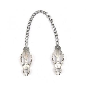 Pinces &agrave; t&eacute;tons en m&eacute;tal pour hommes et femmes stimulateur en acier inoxydable avec Clips &agrave; cha&icirc;ne Bonda ATTRAPE-REVES - SPI00692