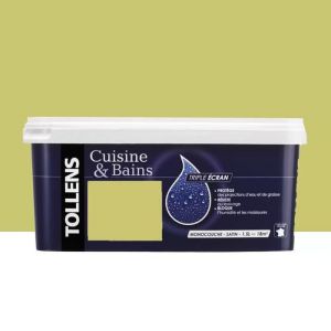 Peinture acrylique TOLLENS Cuisine & Bains Triple Ecran Aneth 15 L