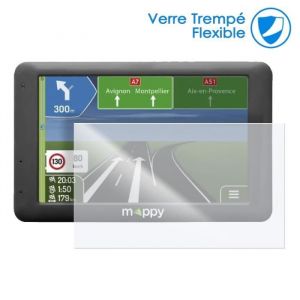 Film de Protection en Verre Flexible pour GPS Mappy MAXI X755 TRUCK