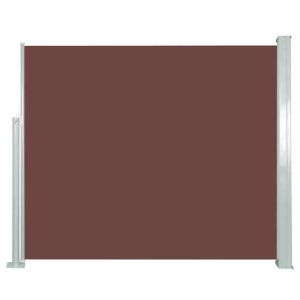 Nouveau Paravent store brise vue Anti-UV - BMD - Auvent latéral rétractable 120 x 300 cm Marron DECO - V8032965