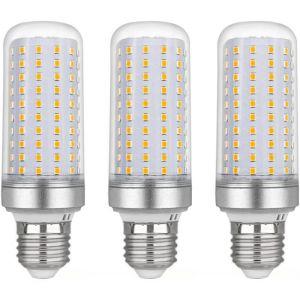 Ampoule Led E27 Ma&iuml;s 30w AC175-265V Blanc Chaud 3000K 2500LM Non Dimmable  pour Lustres Plafonniers  Lampadaires Lot de 3