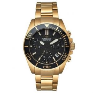 Montre - Sandoz - 81447-97 - Noir - Étanchéité 10 Atm - Mouvement Quartz - Style Chic