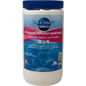 Chlore Multifonctions Piscine 1KG - Traitement Tout-en-Un &agrave; Multiples Actions/Pastilles de Chlore