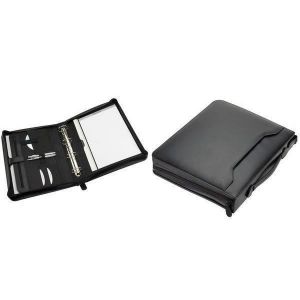 Serviette classeur RIMINI - ALASSIO - Format A4 - Noir