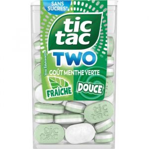 TIC TAC Bonbons Tic Tac Two Menthe Fra&icirc;che 38 pastilles
