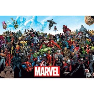 Poster mural - MARVEL - Marvel Universe - 61 x 915 cm - Carton - Int&eacute;rieur