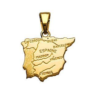 Pendentif carte espagne