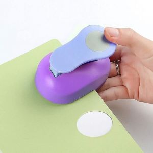 3Pcs Perforatrices Rond &agrave; Motif Mini Perforatrice &agrave; Papier Ronde pour DIY Scrapbooking D&eacute;co - 8mm 15mm 25mm