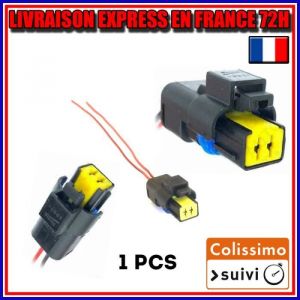 KIT DE REPARATION CONNECTEUR ETANCHE FAISCEAU PRISE 2 FILS POUR CAPTEUR