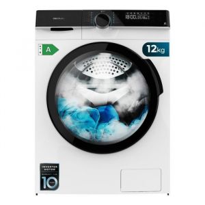 Cecotec Lave-linge 12Kg of Frontloading Bolero DressCode 121000 A. 2000W 1400 rpm Maximum réglable certifié WoolMark 14 program