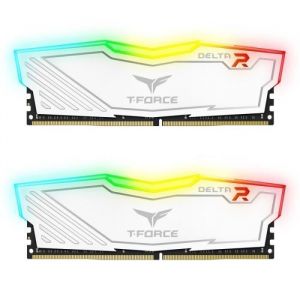 Team Group Delta White RGB DDR4 3200 PC4-25600 16Go 2x8Go CL16