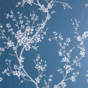 Papier peint - ARTHOUSE - Sentier oriental - Bleu pétrole - Floral et végétal - 1005 m x 53 cm