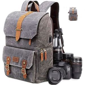 Sac à dos Appareil Photo， Sac à Dos pour Appareils Photo Reflex Imperméable PortableSac de Voyage Caméra pour Canon Nikon Olympus