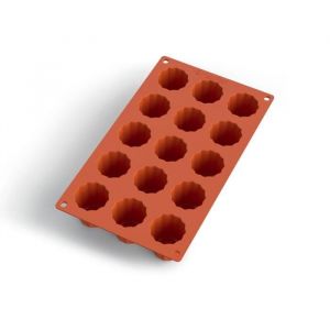 Moule en silicone pour 15 cannelés bordelais - ø 45 x H 45 mm