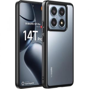 Coque Pour Xiaomi 14T Pro Étui Rigide Mat Translucide Avec Bumper Tpu Flexible Antichoc Housse De Protection Case Pour Xiaomi