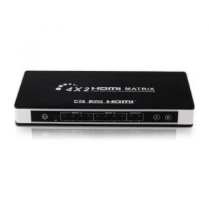 INF Commutateur HDMI Matrix 4x2 / Splitter UHD 4K2K 3D avec fonction EDID