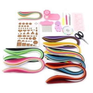 960 Papiers Quilling DIY Kit dartisanat Craft Kit Conseil Moule Pince &Agrave; Sertir Outils SCRAPBOOKING 3mm-ROS