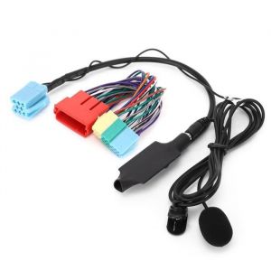 GOTOTOP adaptateur AUX Adaptateur Audio Bluetooth avec haut-parleur stéréo de voiture pour Audi A2 A3 8L 8P A4 B5 B6 B7 A6