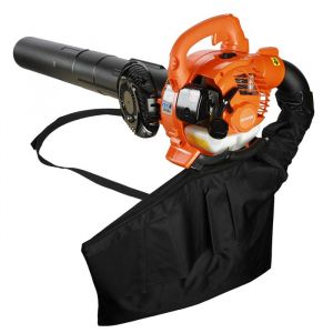 Aspirateur Souffleur de feuilles à essence à 2 temps avec tuyau de soufflage droit et courbéSouffleur thermique 700W 424CFM