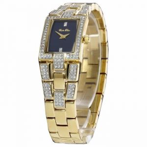 MONTRE FEMME Carpe Diem - Diotima-Black Plaqu&eacute;e or avec Zirconium