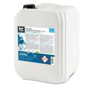 Peroxyde dhydrogène 119 % - Qualité technique - 4 x 10 L - Blanchiment - Aquariophilie - Hydroponie