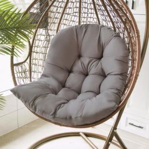 COUSSIN Coussin Rond Bain de Soleil Coussin dexterieur transat épais pour Extérieur Terrasse Jardin Voyage Vacances 18*100*80cm