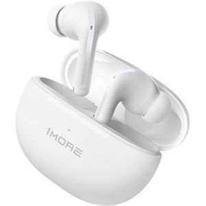 1MORE Q20 Écouteurs sans Fil Bluetooth 5.3 avec ANC - Écouteurs Intra-Auriculaires 4 Micros Et AI ENC 30H Autonomie Blanc