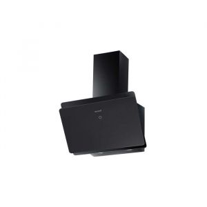 BELDEKO Hotte Inclinée NOIR 60 cm 455 m3/h - Hotte Silencieuse - Recyclage ou Evacuation