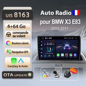litillbuly 4Go 64Go WIFI adaptateur autoradio pour BMW X3 E83 2003 2004 2005 2006-2011 accessoire autoradio android voiture carplay