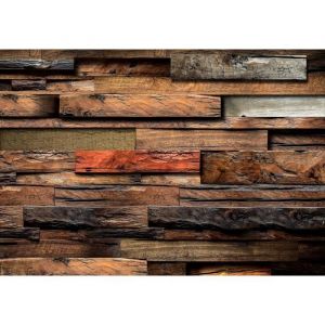 Papier Peint Photo INTISS&Eacute;-(11916V8T)- MUR EN BOIS -368x254cm-8 l&eacute;s-Mural Poster G&eacute;ant XXL-Mer Beach Mer Oc&eacute;an Nature Jungle For&ecirc;t