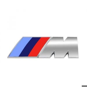 Adhésif - BMW - Logo BMW M - Chromé - Résistant - Voiture