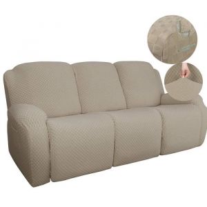 Canapé Relax Sofa Housse 3 Place Fauteuil Relax Housse De Canapé Les Chats Et Les Chiens Enfant Protège Canapé Housse-Kaki