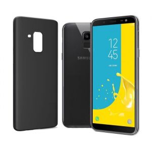Coque pour Samsung Galaxy J6 5.6 Silicone Gel Flexible Résistant Ultra fine Noir - Yuan Yuan