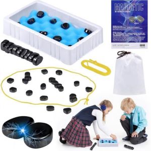 Jeu Déchecs Magnétique Jeux Société Magnetique avec Pierre Magnétique Echec Magnetique Jeu de Société de Puzzle Magnetic Chess
