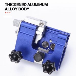 Aff&ucirc;teur de cha&icirc;ne portable pour la maison aff&ucirc;teur de cha&icirc;ne &agrave; main aff&ucirc;teur de clip de cha&icirc;ne avec 3 aff&ucirc;teurs -BLEU