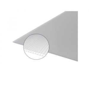 Plaque polycarbonate alvéolaire 10mm - MCCOVER - L: 2 m - l: 98 cm - Bon isolant et économique